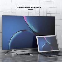 Adaptador Multiuso Tipo-C a HDMI VGA Thunderbolt 3 Convertidor Rápido a 4K 1080P Para MacBook Cable Digital AV Compatible USB C - details 6