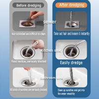 Cepillo De Limpieza Para Baño Y Cocina Flexible Herramienta De Eliminación De Obstrucciones En Tuberías Cepillo De Pelos De Níquel Para Limpieza De Fregadero Y Desagüe - details 8