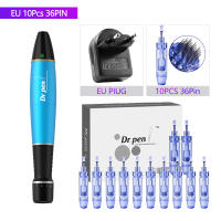 Authentic Dr Pen Ultima A1 Auto Micro Skin Pen Sistema Derma Con 12Pins Cartridges Kit De Herramientas Para Cuidado De La Piel - details 11