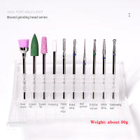 Kit De 10 Piezas De Corte Diamante Para Manicura Brocas De Carburo Para Uñas Herramientas De Equipo De Corte De Uñas - details 2