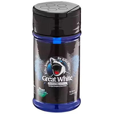Great White Premium Micorrizas 28,3 Grs | Fórmula de Hongos y Bacterias Beneficiosas para Plantas - 1