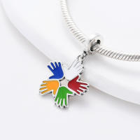 Nueva Cadena De 925 Plata Estereotipada Con Encanto Del Príncipe De La Carrousel Clown Para Pulsera Original Pandora Joyería DIY Para Dama - details 2