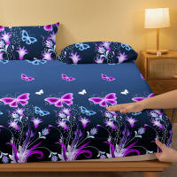 Sábana Individual Con Patrón De Sueños Encantadores 100% Poliéster Envoltura De Cama Con Estampado Para Dormitorio Sin Almohadillas - details 3