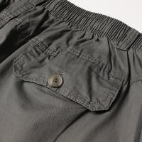 Pantalones Casuales De Algodón Para Hombre Primavera Verano Cintura Elástica Estilo Harajuku Con Bolsillos Y Cierre De Cremallera - details 2