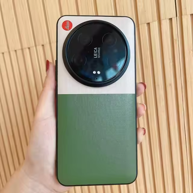 Funda de cuero para xiaomi 14 ultra 13 ultra protección antiGolf color oficial cubierta protectora compatible con mi 14 ultra - 1