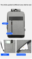 Mochila Impermeable Para Hombre Con USB Mochila De 15.6 Pulgadas Para Laptop Estilo Clásico Material Nylon Capacidad 20-35 Litros - details 9