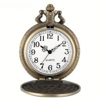 Reloj De Bolsillo Con Cabeza De León Dorada Numeración Árabe Dial Blanco Estilo Fashion Unisex Material Aleación Resistencia Al Agua 0 - details 5