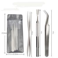 Juego De Pinzas Y Herramientas Para Rascado De Acero Inoxidable Para Perros Y Gatos Eliminador De Pulgas Y Pulgas Suministros De Peluquería Para Mascotas - details 1