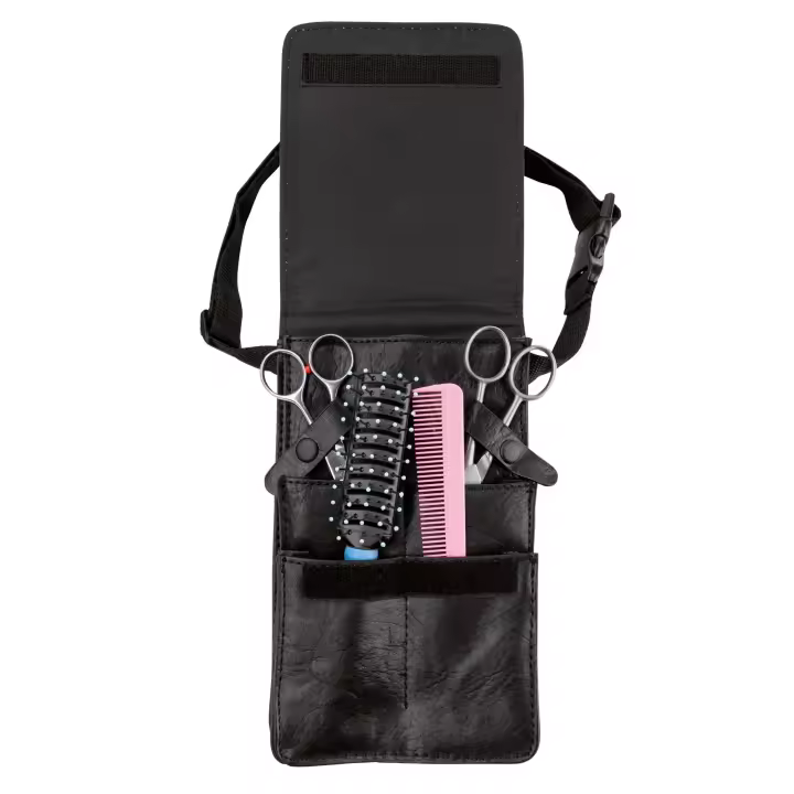 PORTA UTILES CINTURA SIMIL PIEL NEGRO 13,5X22 (marca: Eurostil) - 1