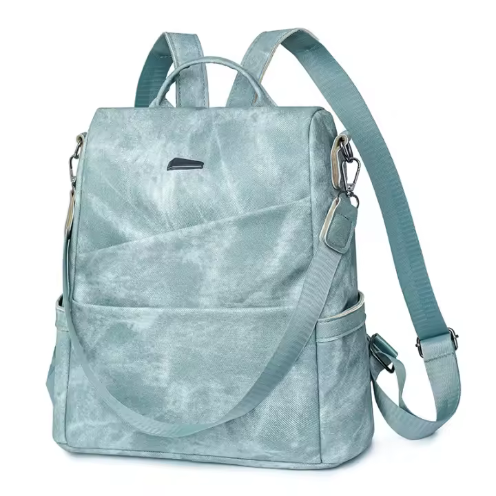 Mochila para mujer, nuevo estilo, moderna, versátil, antirrobo, de PU, de gran capacidad, de alta gama - 1