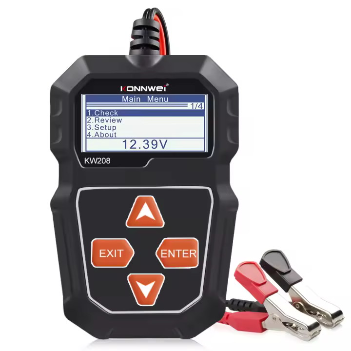 KONNWEI KW208 Prueba De Batería De Coche 12V 100 a 2000CCA Analizador De Circuito De Carga Y Arranque Herramientas De Batería 12 Volts - 1