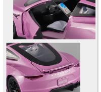 Tesla Roadster Convertible Supercar De 1:24 En Metal Con Sonido Y Luz Modelo De Coche De Juguete Para Niños Regalo De Cumpleaños - details 8