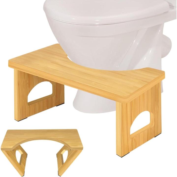 Taburete de Madera para Inodoro fisiológico, Taburete Plegable de ...