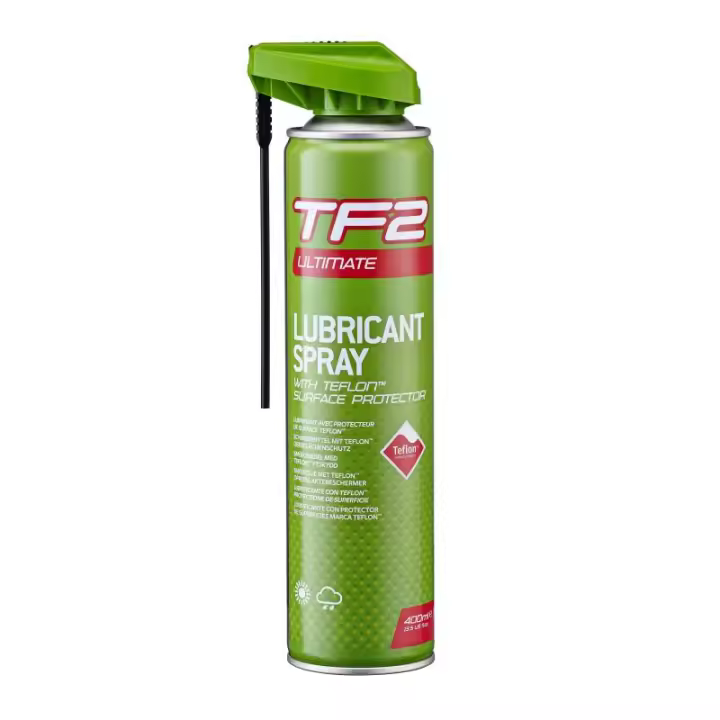 WELDTITE | Lubricante Spray Con Teflón TF-2 Smart Edition 400ml - El aceite lubricante Weldtite Teflon TF-2 tiene película protectora de Teflon y es ideal para lubricar todas las partes de rozamiento - 1