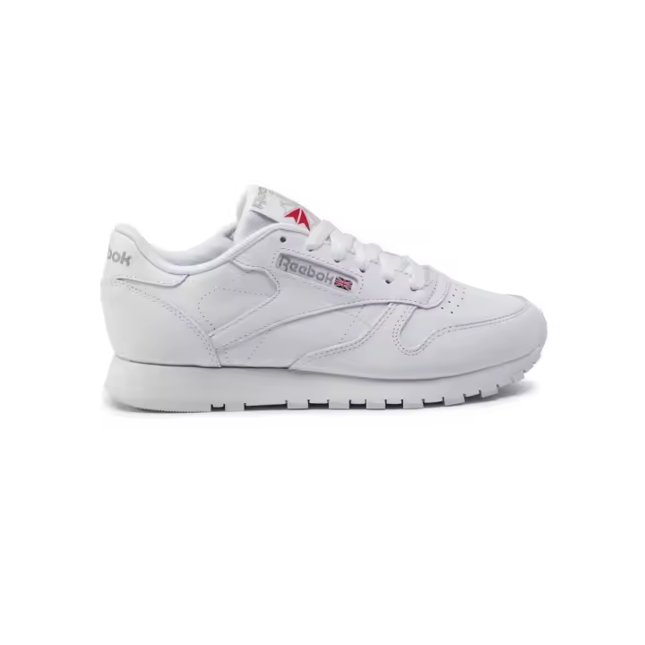 Zapatillas Blancas Reebok Classic Leather Junior de Piel Suave con Amortiguación Ligera - 1