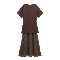 Vestido Largo De Punto Para Mujer MUJER Con Cuello En V Manga Corta Estilo Vintage Patchwork Ajustado Longitud Maxi Para Fiesta - details 1
