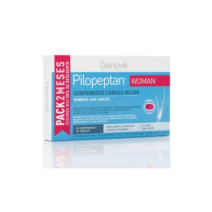 Pilopeptan Comprimidos para la Caída del Cabello en Mujeres - 1