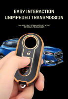 Funda De Llave De Coche TPU Plegable Para FIAT 500 Ducato Panda Punto 500L Lancia Musa Citroen Jumper Peugeot Boxer Accesorios De Automóvil - details 6