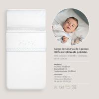 🛏️Cómodas sábanas de coralina para Cuna bebé Estrella 2 Colores: suavidad y calidez en cada noche-Interbaby🛏️ - details 9
