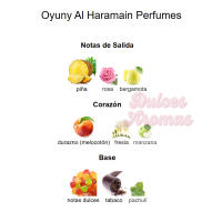 Oyuny de Al Haramain Perfume concentrado en Aceite árabe para Mujer Exclusivo Dulce Elegante Dubái - 20ml - details 1