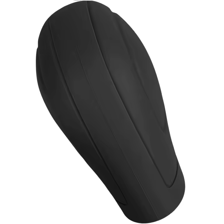 AUTOZOCO Funda Pomo Cambios Marcha Coche Antideslizante Negro, Cubierta de Perilla de palanca de Marchas, protector pomo adherente, Funda palanca cambios, Compatible con VW y Skoda, Negro, 6 Marchas - 1