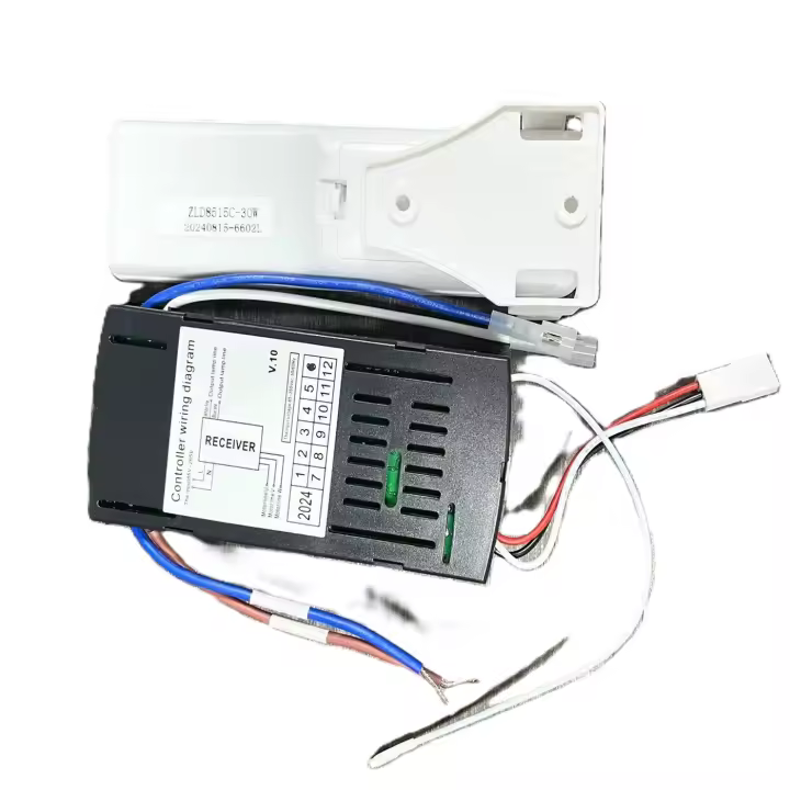  Ventilador De Techo Moderno IRALAN Con Luz Y Control Remoto Kit De Control De Luz De Página Larga Material ABS Voltaje AC 85-265V - 1