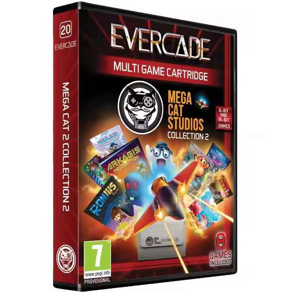 Evercade multigame cartridge mega cat studios collection 2 - 1