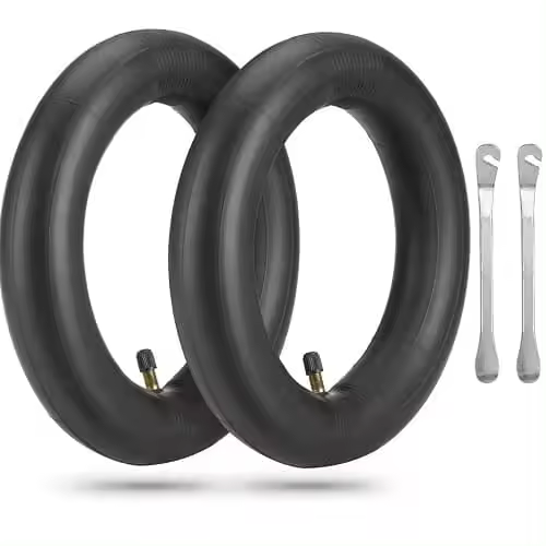 CABLEPELADO Camara Aire Compatible con Xiaomi neumatico Repuesto (2 uds) Negro - 1