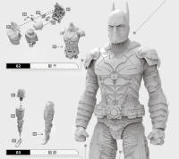 Figura De Acción DC Justice League Splicing 11cm Edición Limitada Dorada Batman Arkham Knight Deathstroke Red Hood Para Niños Y Coleccionistas - details 35