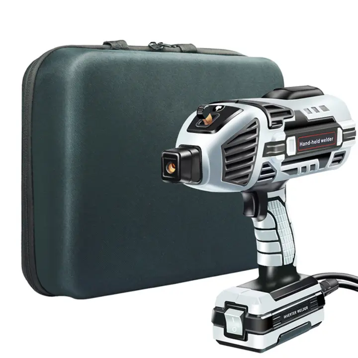 Soldador de arco inversor de mano, máquina de soldadura eléctrica automática portátil, 4600W, 220V, 110V, máscara, cepillo de acero, soldadura DIY para el hogar - 1