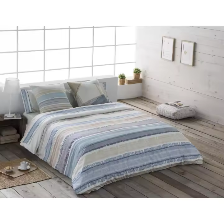 JVR - Funda nórdica juego de 2 piezas modelo DUNA - Tejido 100% Algodón - Estampado digital - Fabricado en España - Cama 90/105/135/150/160/180 - 1