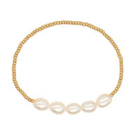 Pulsera De Perlas Naturales KKBEAD Para Mujer Con Plata Dorada Y Miyuki Pulseras Bohemia Joyería De Fiesta Aniversario Regalo - details 3