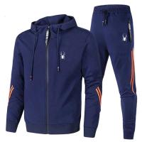 Conjunto De Deporte Para Hombre Primavera Otoño Con Sudadera De Manga Larga Y Pantalones De Correr 2 Piezas Ropa Deportiva Casual Estilo Formal - details 4