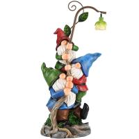 Estatua De Enano Para Jardín Decoración De Pared De Hada Sin Caras Muñeco De Resina Colección Adorno De Jardín Al Aire Libre - details 5