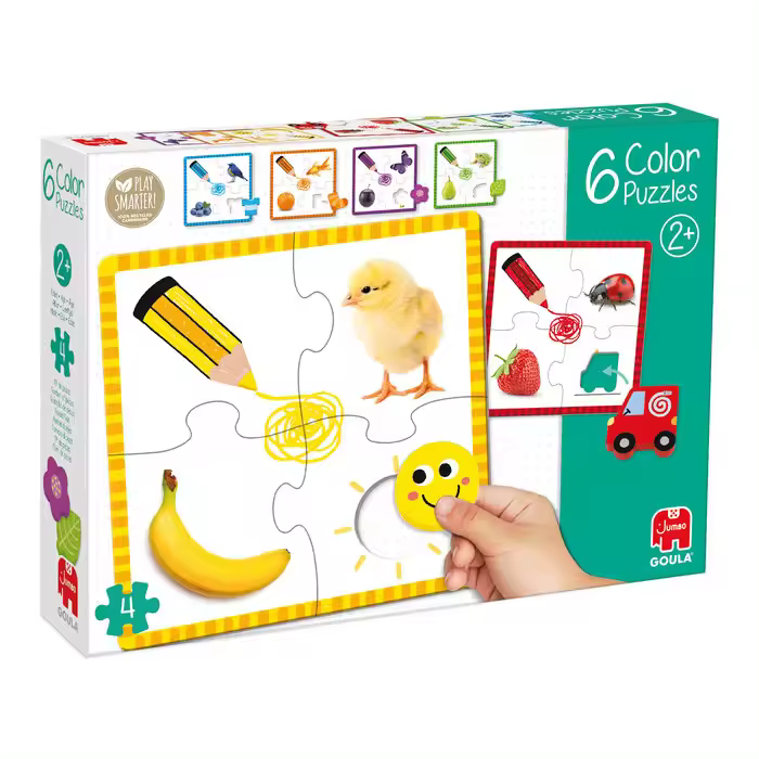 GOULA JUEGO 6 COLOR PUZZLE EDUCATIVO 30x5x22 Cms. - 1