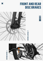 OT18-3 ONESPORT Bicicleta eléctrica estándar de la UE 26*2,35 pulgadas Neumáticos 250W Motor Ciudad eléctrica E-Bike 36V 14.4Ah Batería 25 km/h - details 5