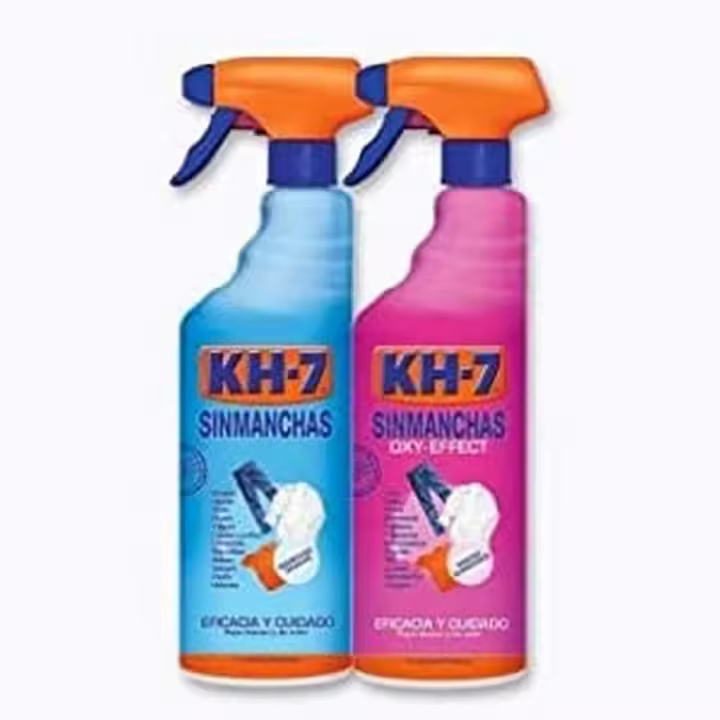 KH-7 Sinmanchas - Quitamanchas prelavado pistola - 715 ml + KH-7 Sin Manchas Sin Olores Oxy, Quitamanchas pistola 715ml - 1