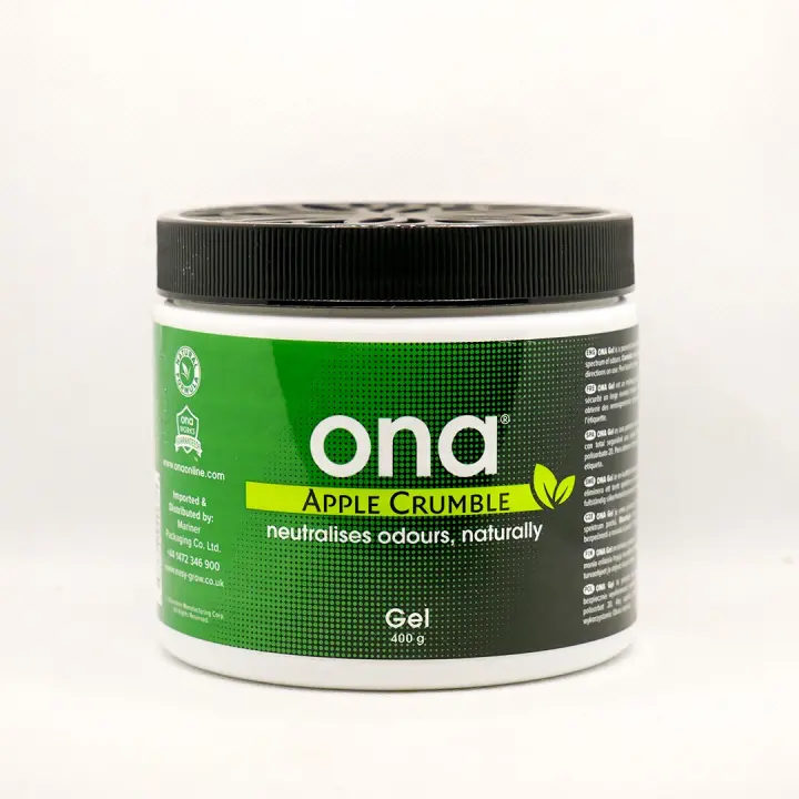 Neutralizador/ambientador de Olores, ONA Gel Apple Crumble 400g - 1