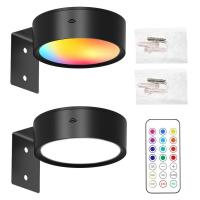 Lámpara De Pared LED Magnética Con Control Remoto Luz De Exposición De Arte RGB De 13 Colores Montaje En Pared Regulable - details 1