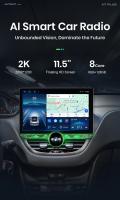 Junsun 11.5" QLED 2K Radio Android 13 CarPlay Auto para Peugeot 2008 208 2012 2013 2014 2015 2016 2017 2018 sistema multimedia inteligente con CarPlay - details 2