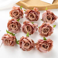 5/10Pcs Rosas De Seda Artificiales Para Boda Decoración De Navidad En Caja De Caramelos Arreglo Floral Para Fiesta Y Jardín - details 19