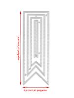 Molde De Corte De Metal En Formas Antiguas Con Grandes Pétalas Para Scrapbooking Álbumes De Fotos Estampados Y Embossing - details 19