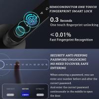 Cerrojo de Seguridad Industrial | Doble Autenticación Huella+Código | Certificación IP65 Anti-vandalismo | Para Almacén/Oficina/Caja Fuerte (Incl. 5 Llaves de Emergencia) - details 4