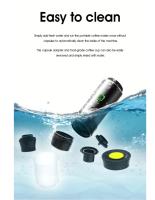 Portable Cordless Electric Espresso Machine for Car, Home, Camping 3 in 1 Capsule Powder Travel Coffee Machine - details 10