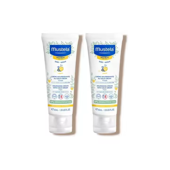 Mustela Duplo Cold Cream Facial 2x40 ML - 1