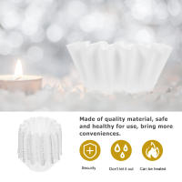 50 Pcs Almohadillas De Calentamiento Para Cupcakes Papel De Cera Calentador Eléctrico Grado Alimenticio Con Recubrimiento Para Animales Domésticos - details 0