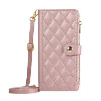 Cartera De Cuero Crossbody Con Cremallera Para Xiaomi Redmi Note 13 pro plus 12 11 13C 13T Poco M6 X6 X5 Con Correa Y Diamantes - details 6