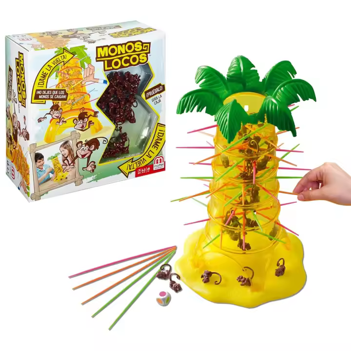 Mattel Games Monos Locos. juegos de mesa para niños (Mattel 52563) - 1