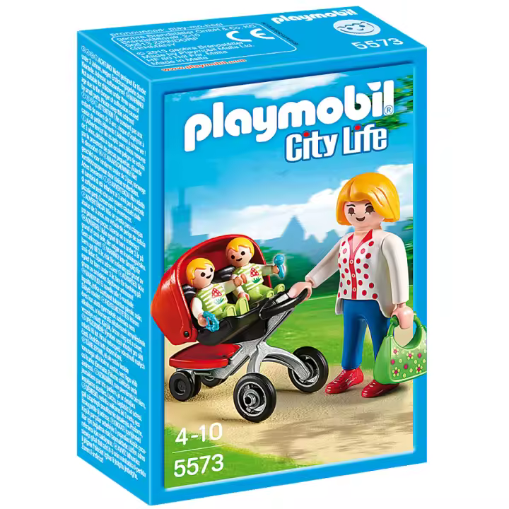 PLAYMOBIL COCHECITO DE GEMELOS, 5573, TIENDA CON LICENCIA OFICIAL - 1