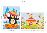 Puzzle 3D De Espuma EVA Para Niños Juego Educativo De Dibujos Animados Mosaico De Artesanía Para Creación De Arte Y Manualidades - details 3